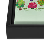 Baby succulent 2 - green Framed Canvas Print Gallery Image 3