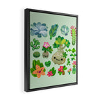 Baby succulent 4 - green Framed Canvas Print Gallery Image 2