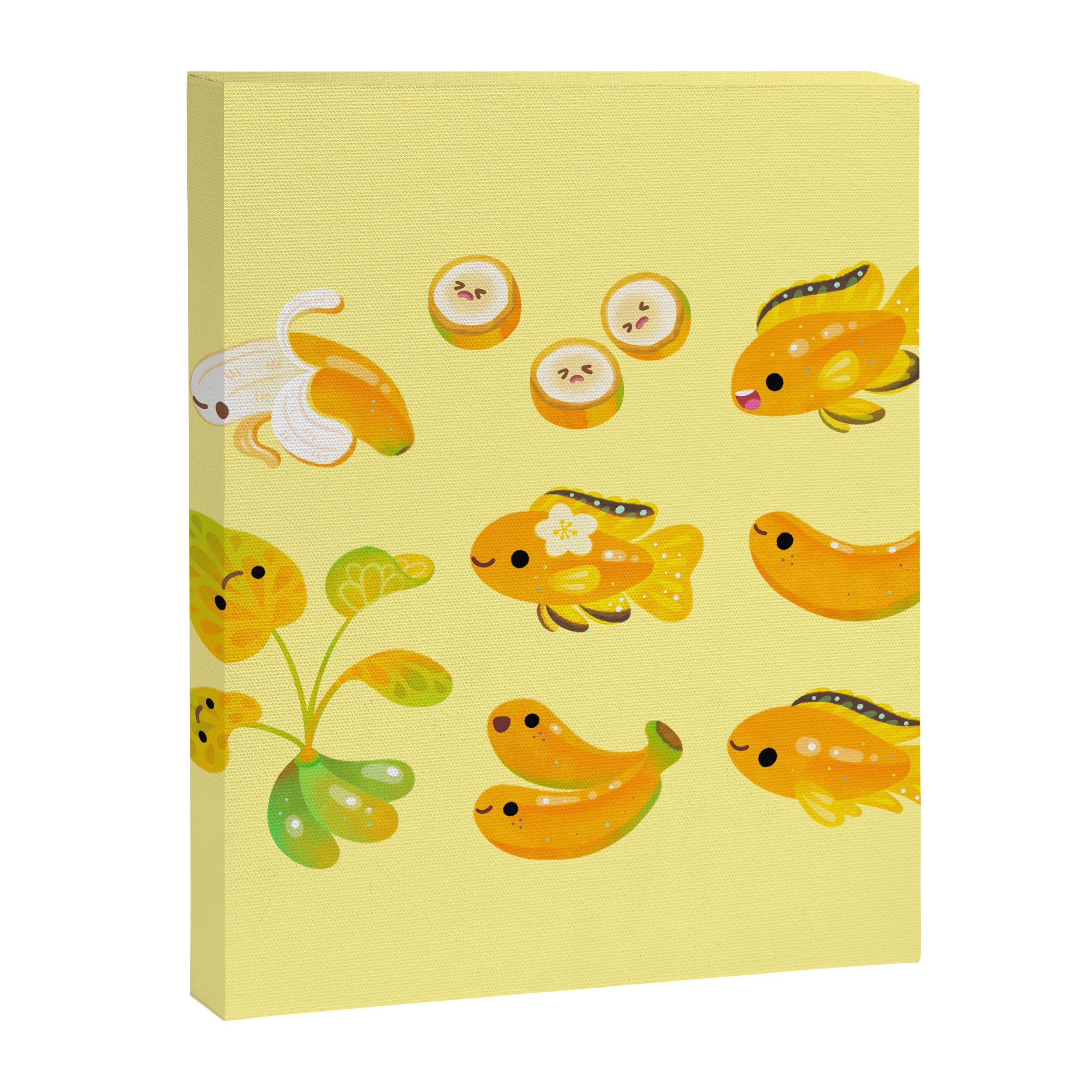 Banana cichlid Canvas Print Gallery Image 6