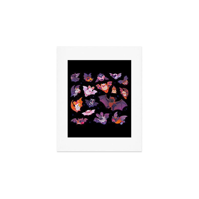 Bat Art Print Gallery Image 1