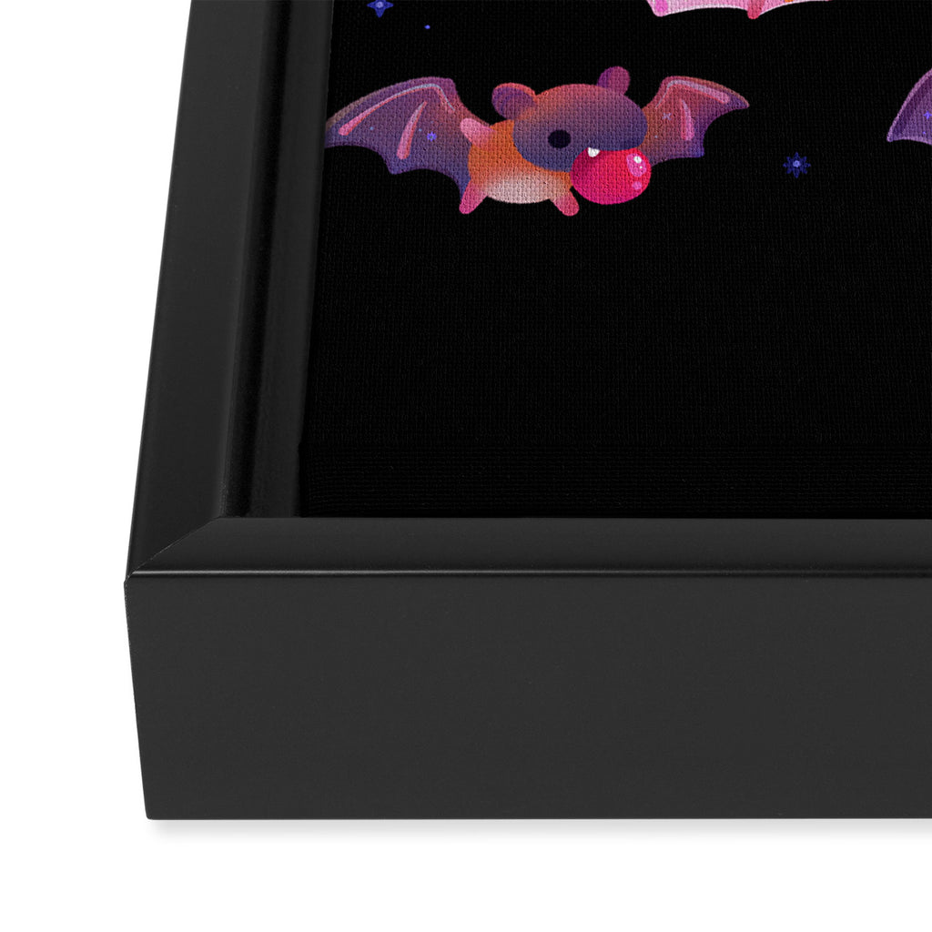 Bat Framed Canvas Print Gallery Image 3