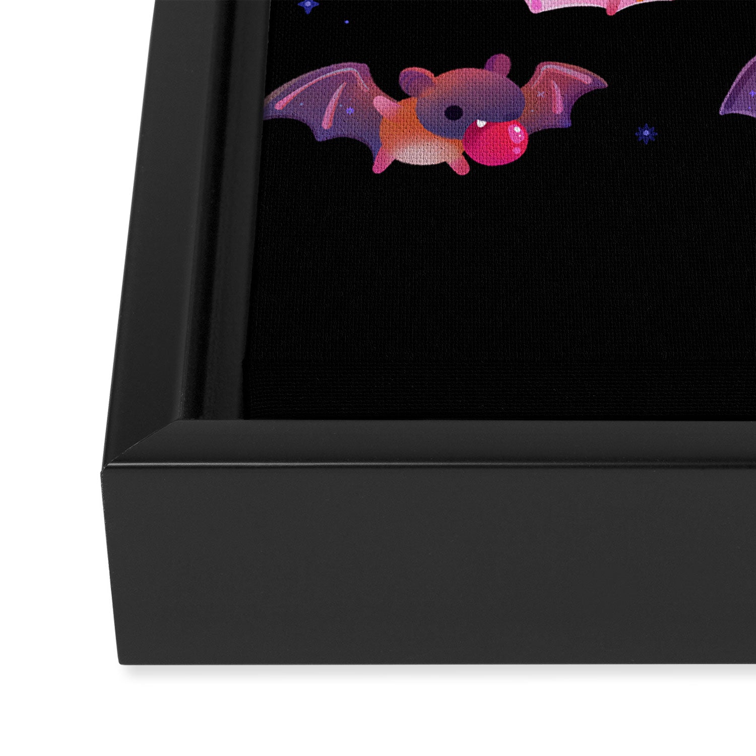 Bat Framed Canvas Print Gallery Image 3