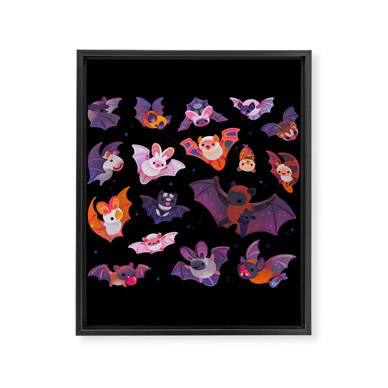 Bat Framed Canvas Print Gallery Image 6