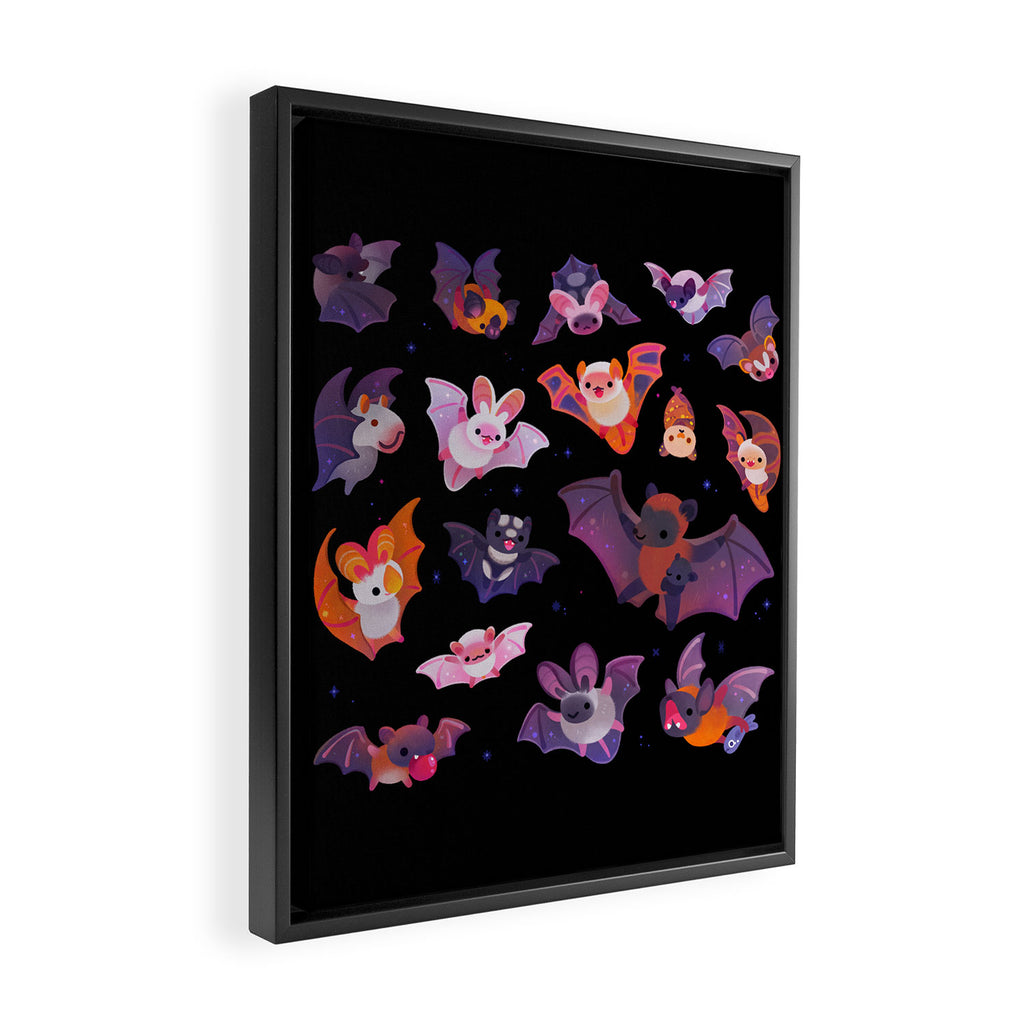 Bat Framed Canvas Print Gallery Image 2