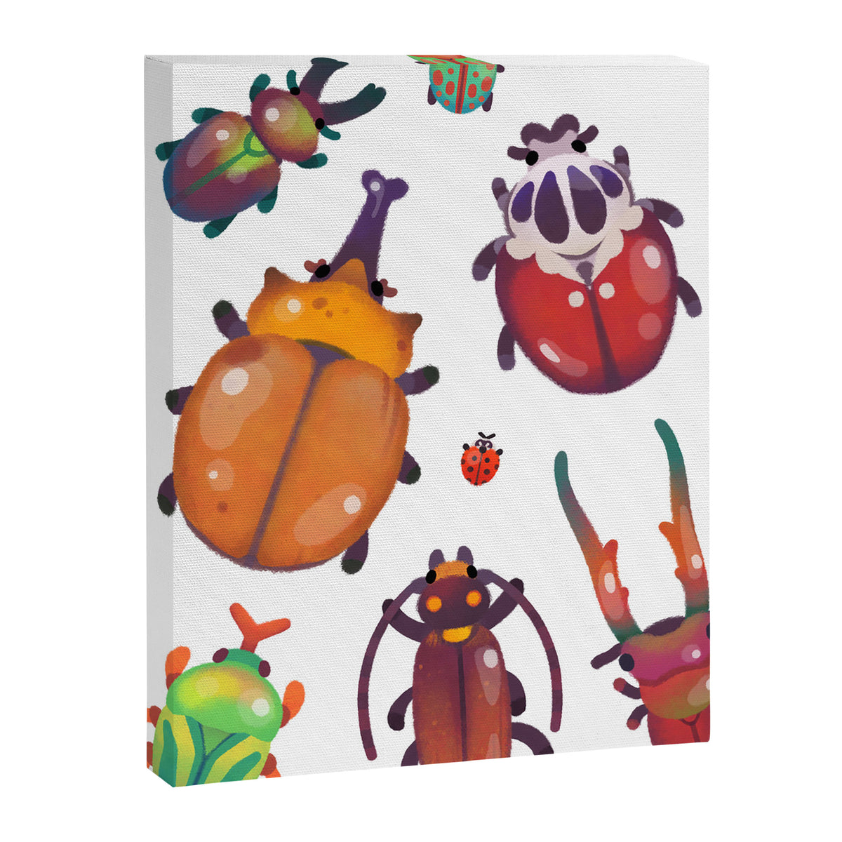 Beetle - pastel Canvas Print Gallery Image 8