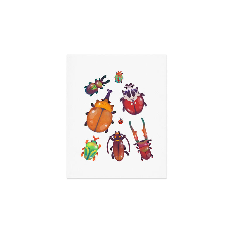 Beetle - pastel Art Print Gallery Image 1