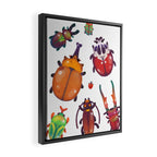 Beetle - pastel Framed Canvas Print Gallery Image 2