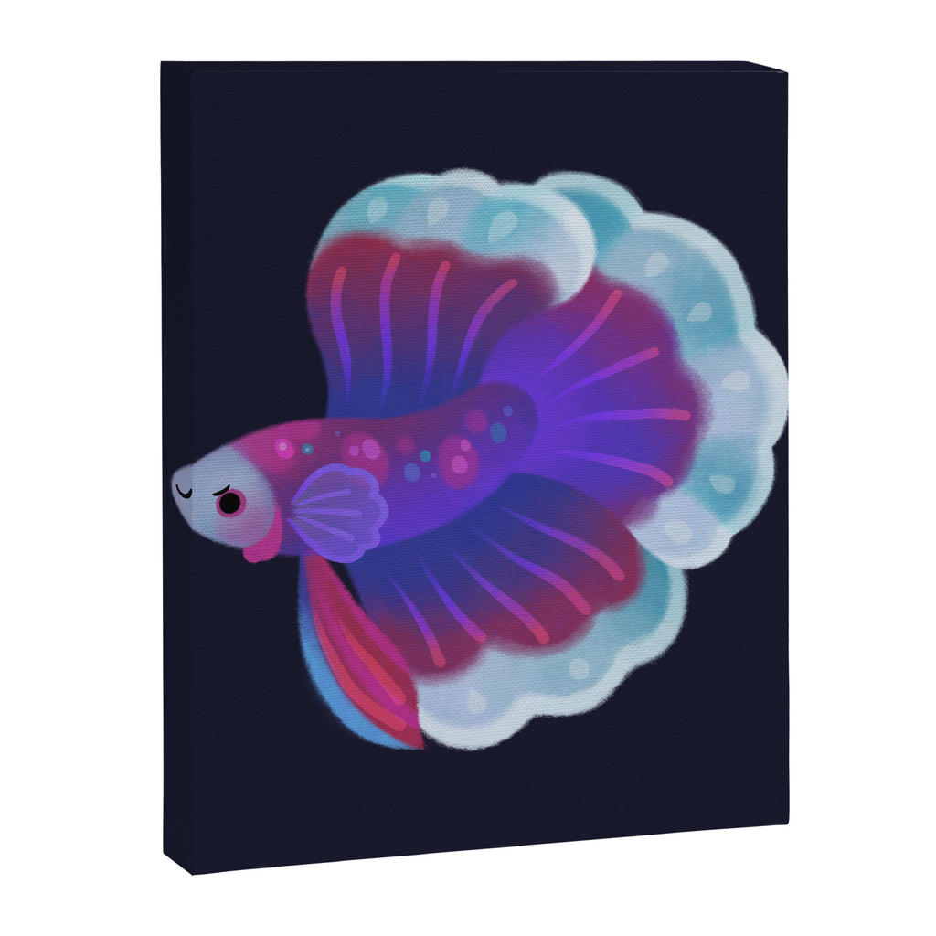 Blue Betta Canvas Print Gallery Image 6