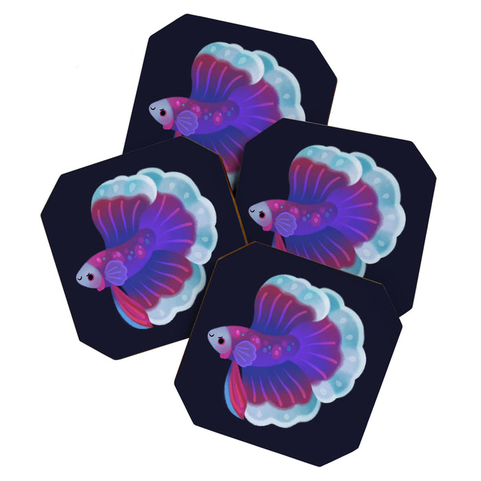 Blue Betta Coaster Gallery Image 1