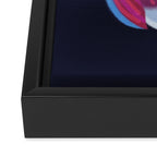Blue Betta Framed Canvas Print Gallery Image 3