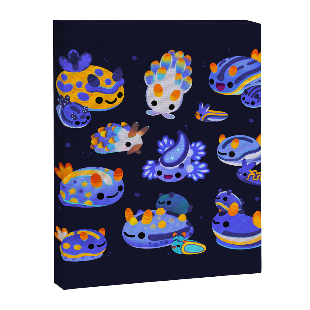 Blue sea slug Canvas Print Gallery Image 8