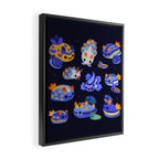 Blue sea slug Framed Canvas Print Gallery Image 2