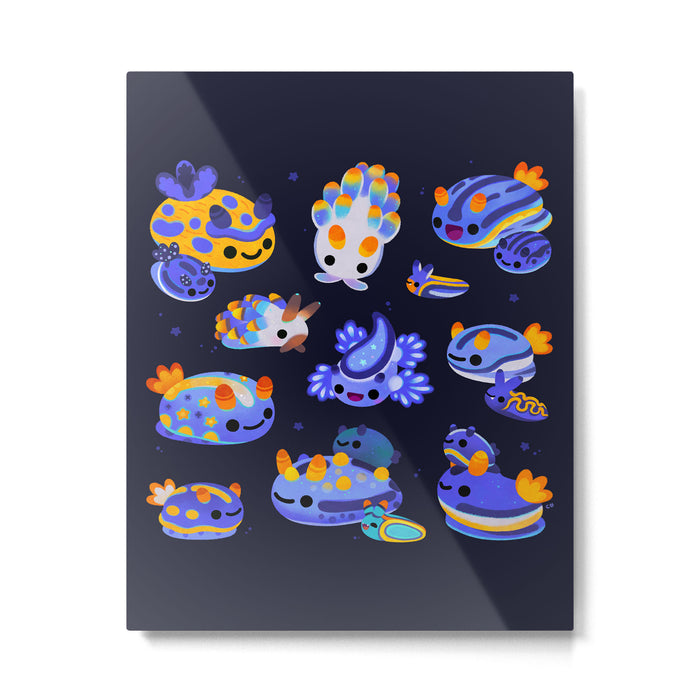 Blue sea slug Metal Print Gallery Image 1