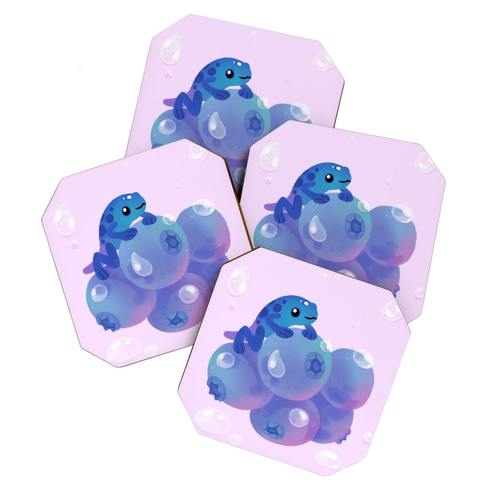 Blueberry poison yogurt 1 Coaster Gallery Image 1