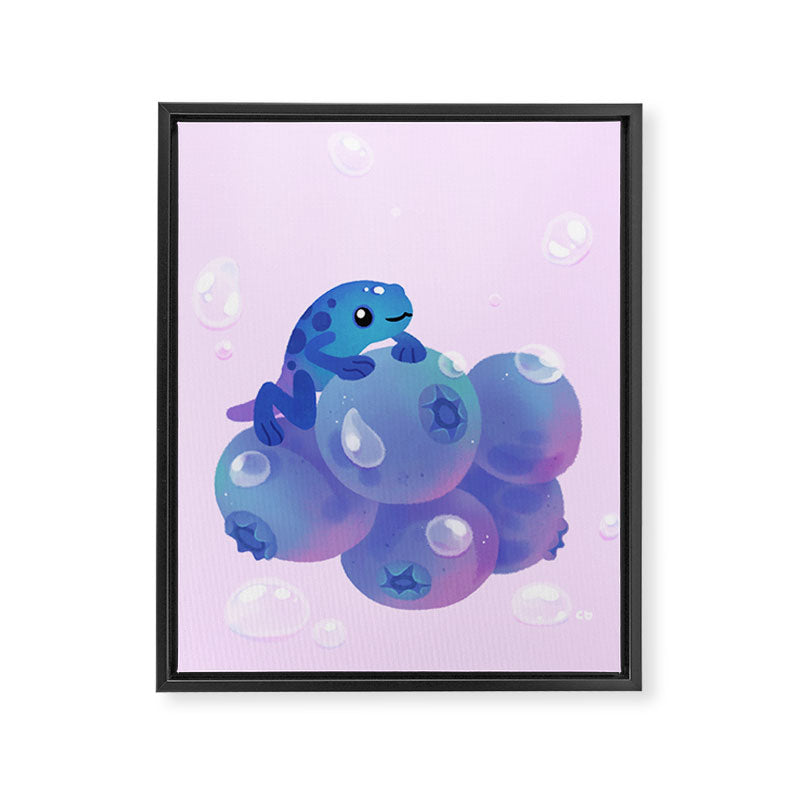 Blueberry poison yogurt 1 Framed Canvas Print Gallery Image 6
