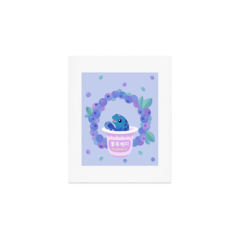 Blueberry poison yogurt 2 Art Print Gallery Image 1