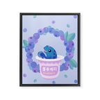 Blueberry poison yogurt 2 Framed Canvas Print Gallery Image 8