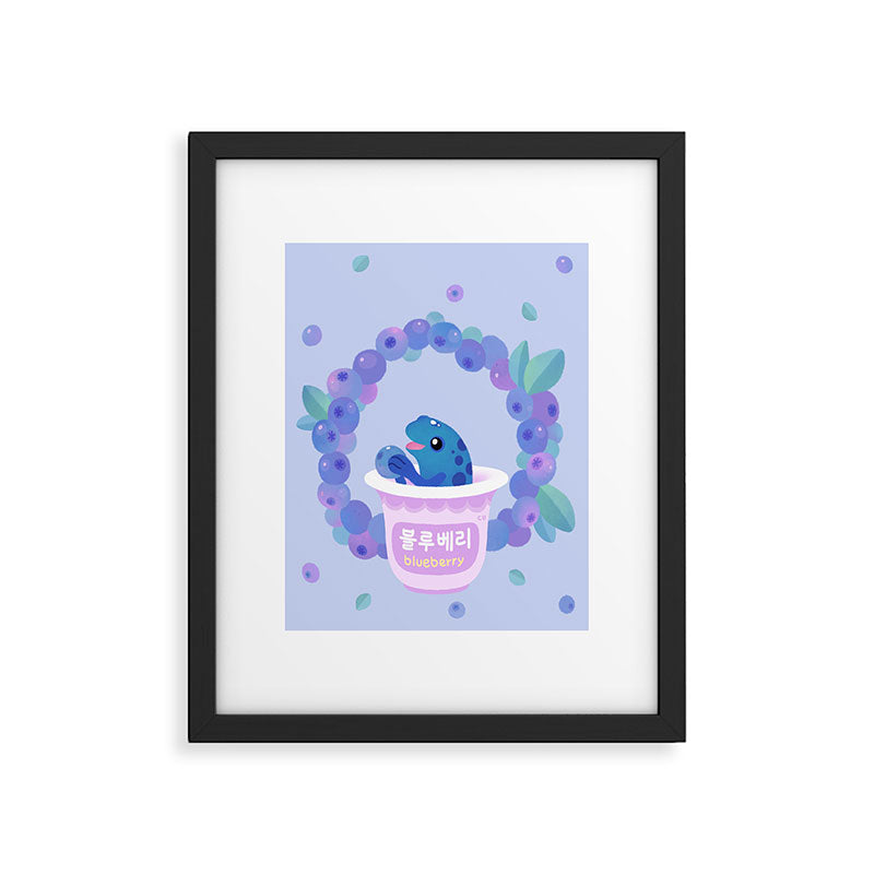 Blueberry poison yogurt 2 Framed Art Print Gallery Image 6
