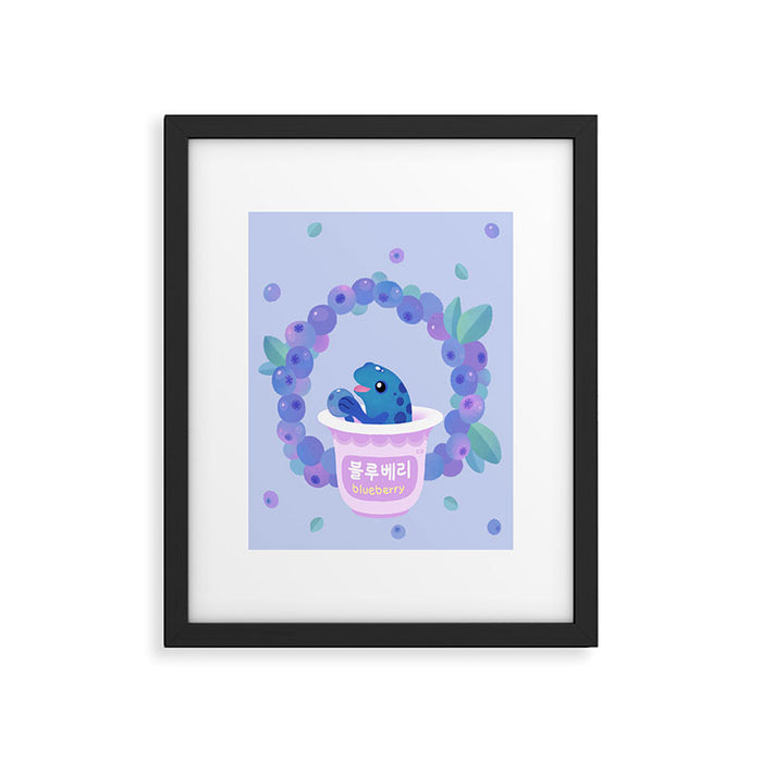 Blueberry poison yogurt 2 Framed Art Print Gallery Image 1