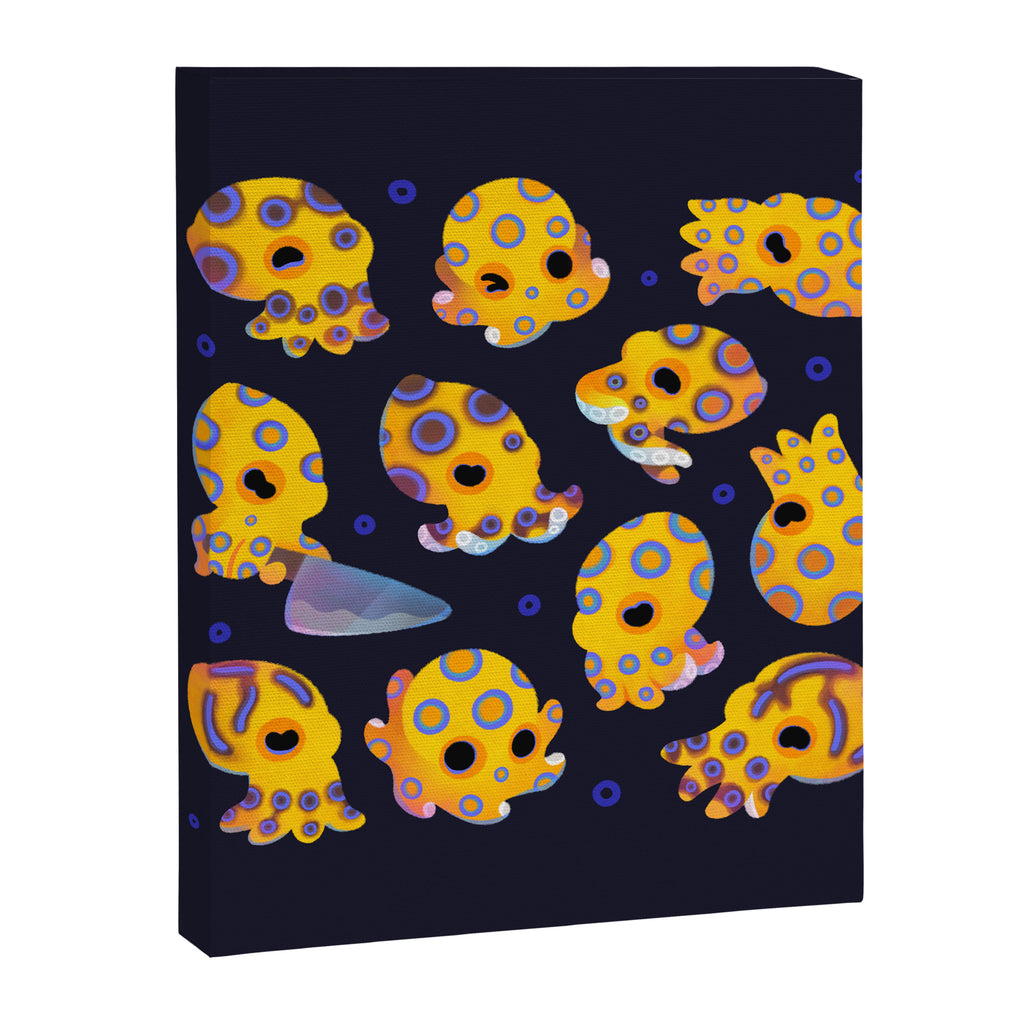 Blue-ringed octopus Canvas Print Gallery Image 8