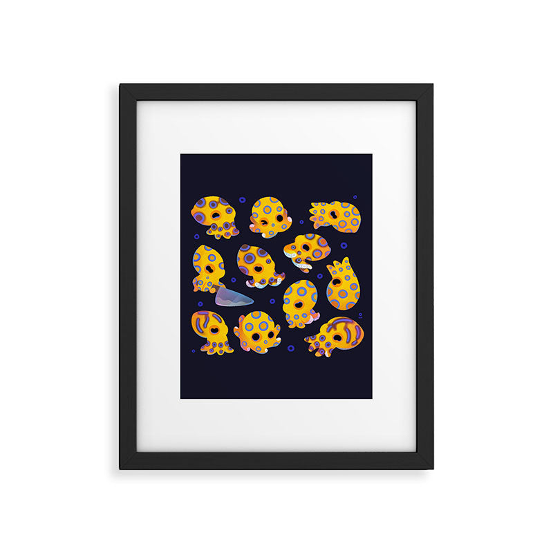 Blue-ringed octopus Framed Art Print Gallery Image 6