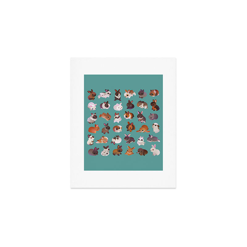 Bunny day Art Print Gallery Image 1