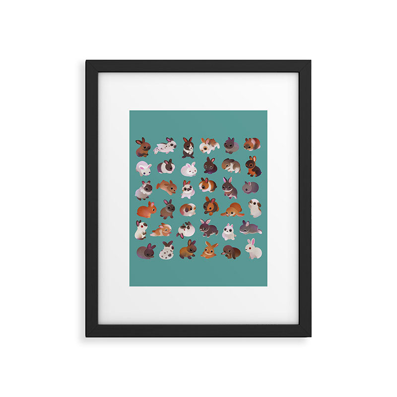 Bunny day Framed Art Print Gallery Image 6