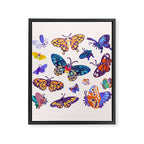 Butterflies Day - bright Framed Canvas Print Gallery Image 8