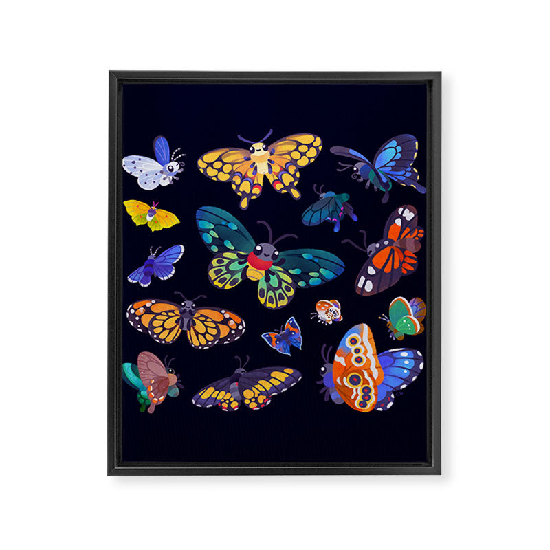 Butterflies Day Framed Canvas Print Gallery Image 8