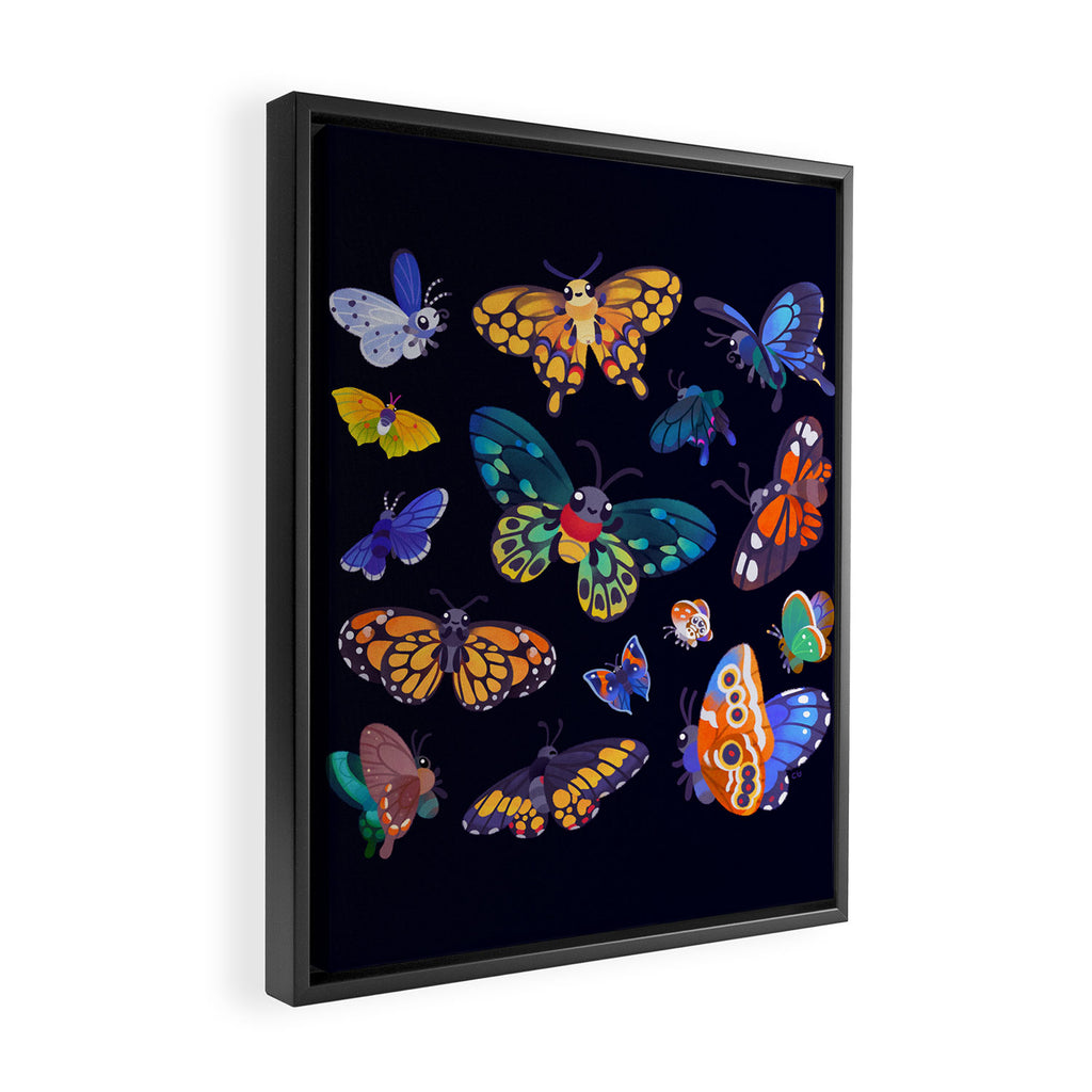 Butterflies Day Framed Canvas Print Gallery Image 2
