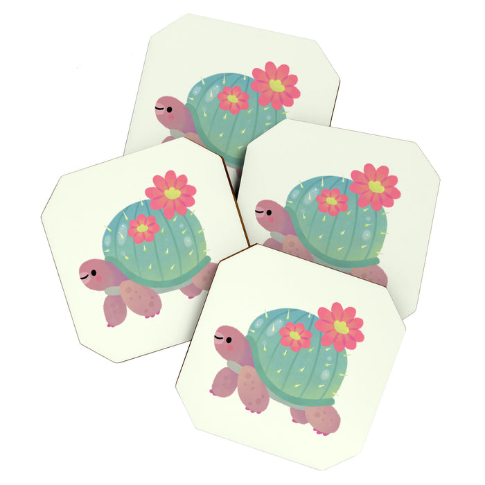 Cactus tortoise Coaster Gallery Image 1