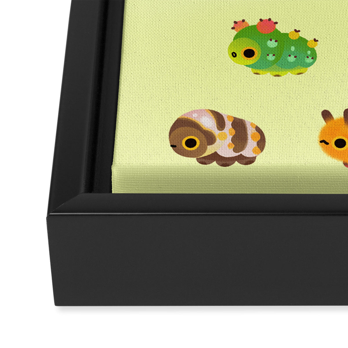 Caterpillar Framed Canvas Print Gallery Image 3