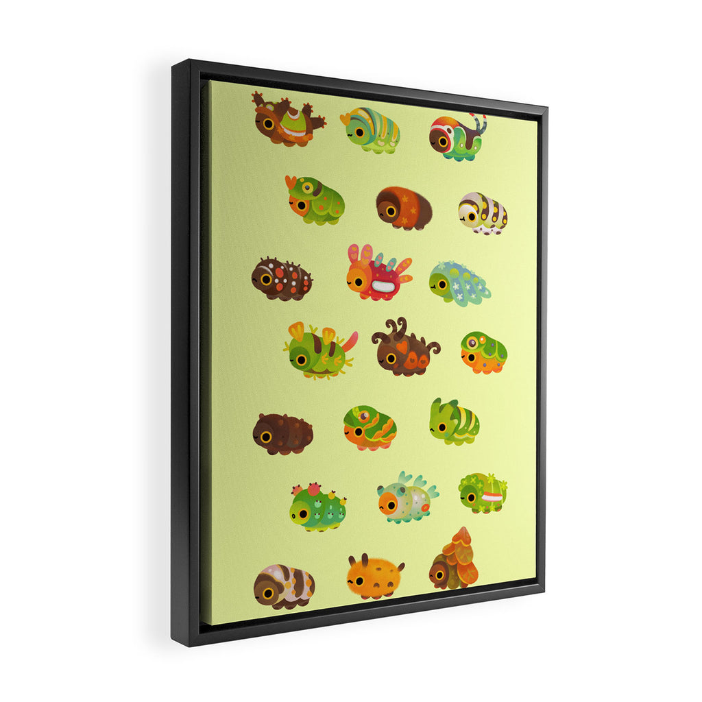 Caterpillar Framed Canvas Print Gallery Image 2