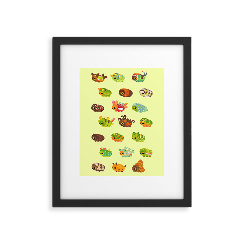 Caterpillar Framed Art Print Gallery Image 5