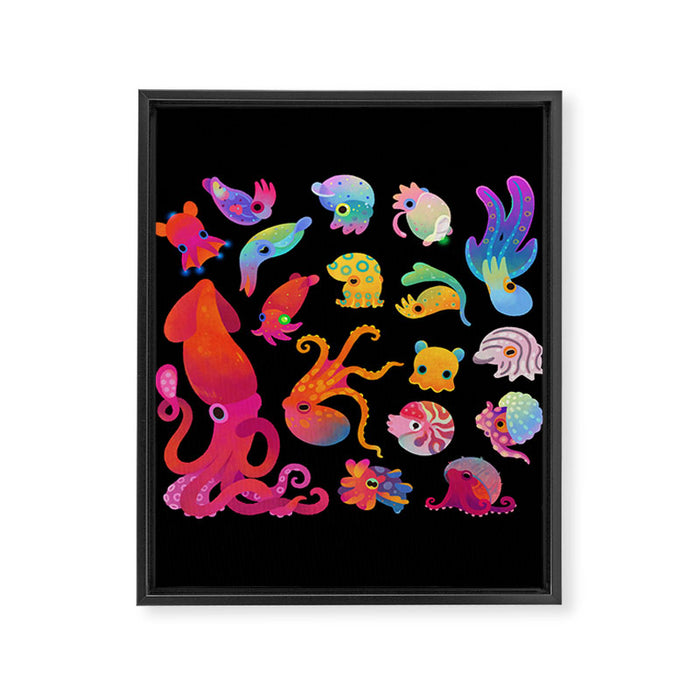 Cephalopod Framed Canvas Print Gallery Image 1