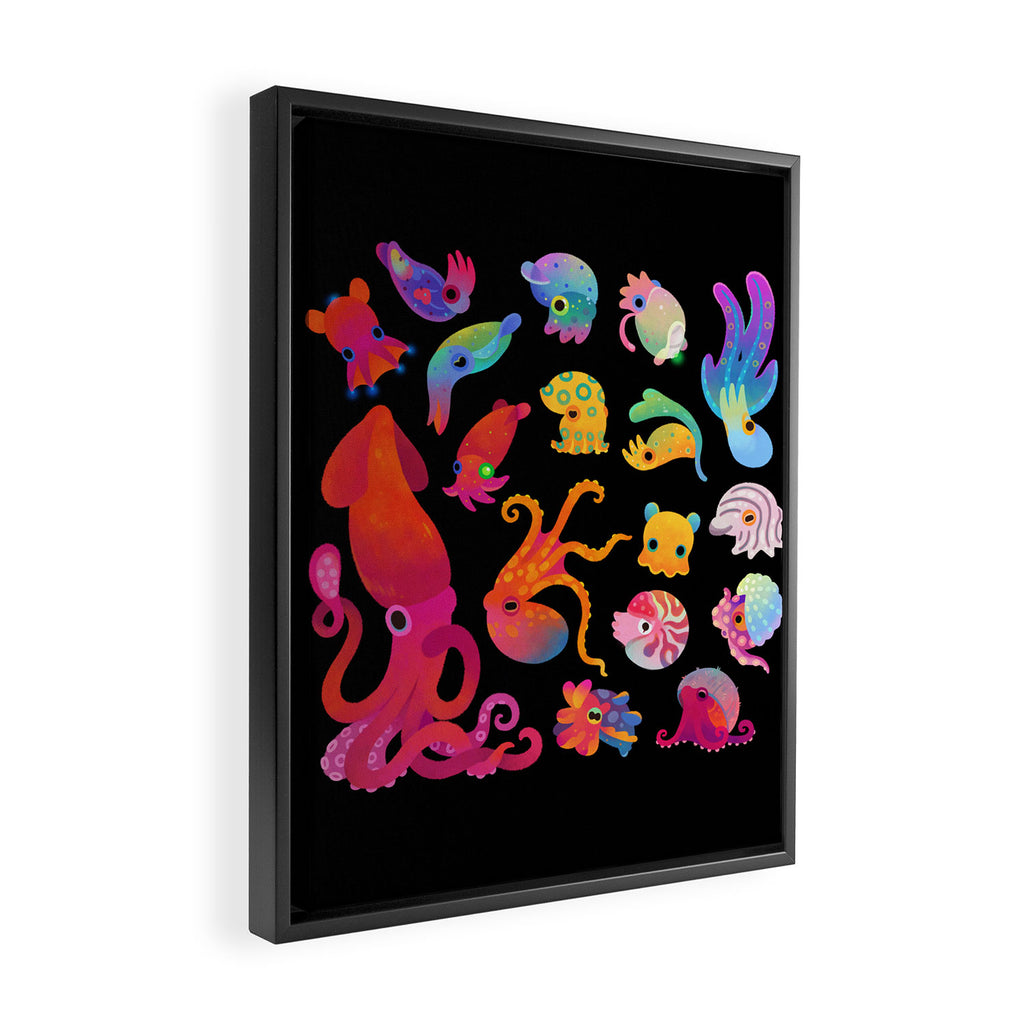 Cephalopod Framed Canvas Print Gallery Image 2