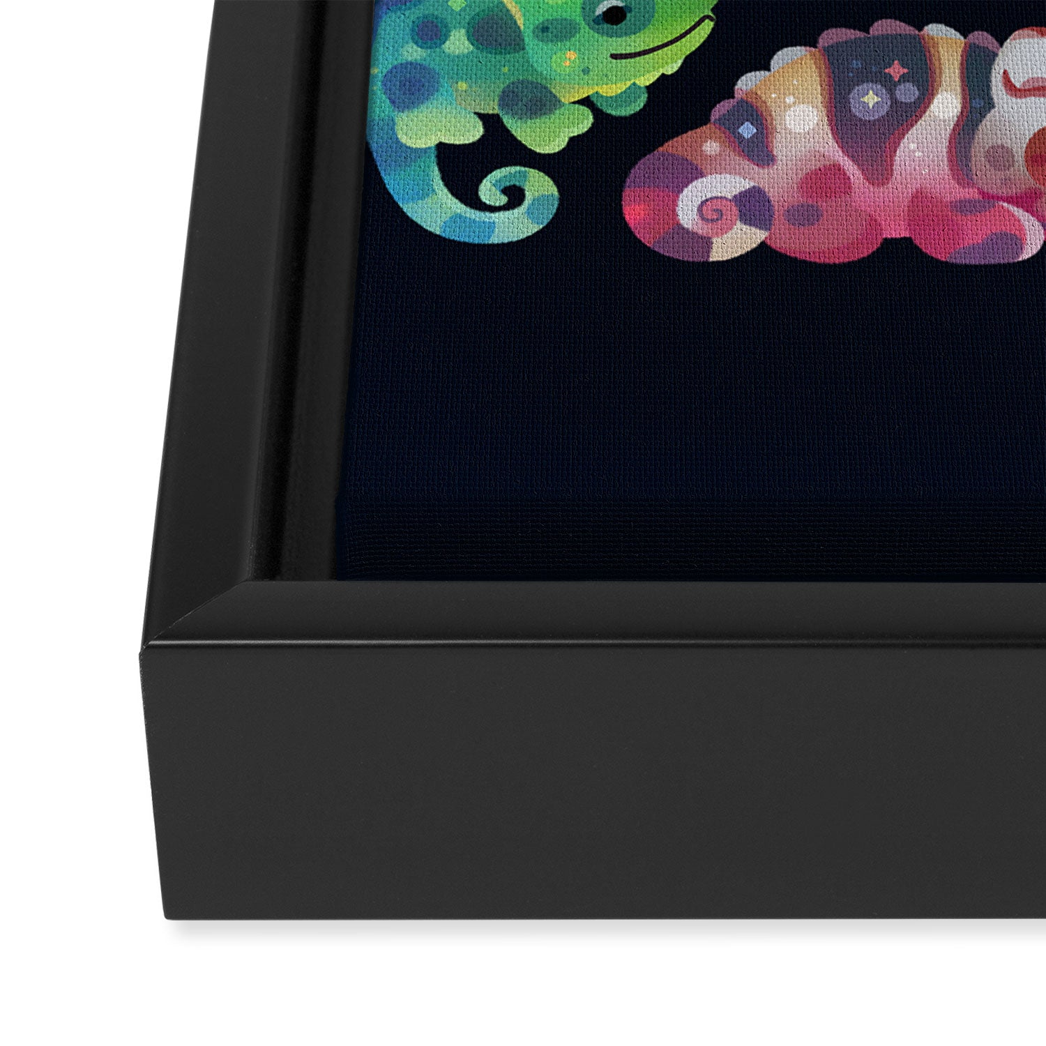 Chameleon Framed Canvas Print Gallery Image 3