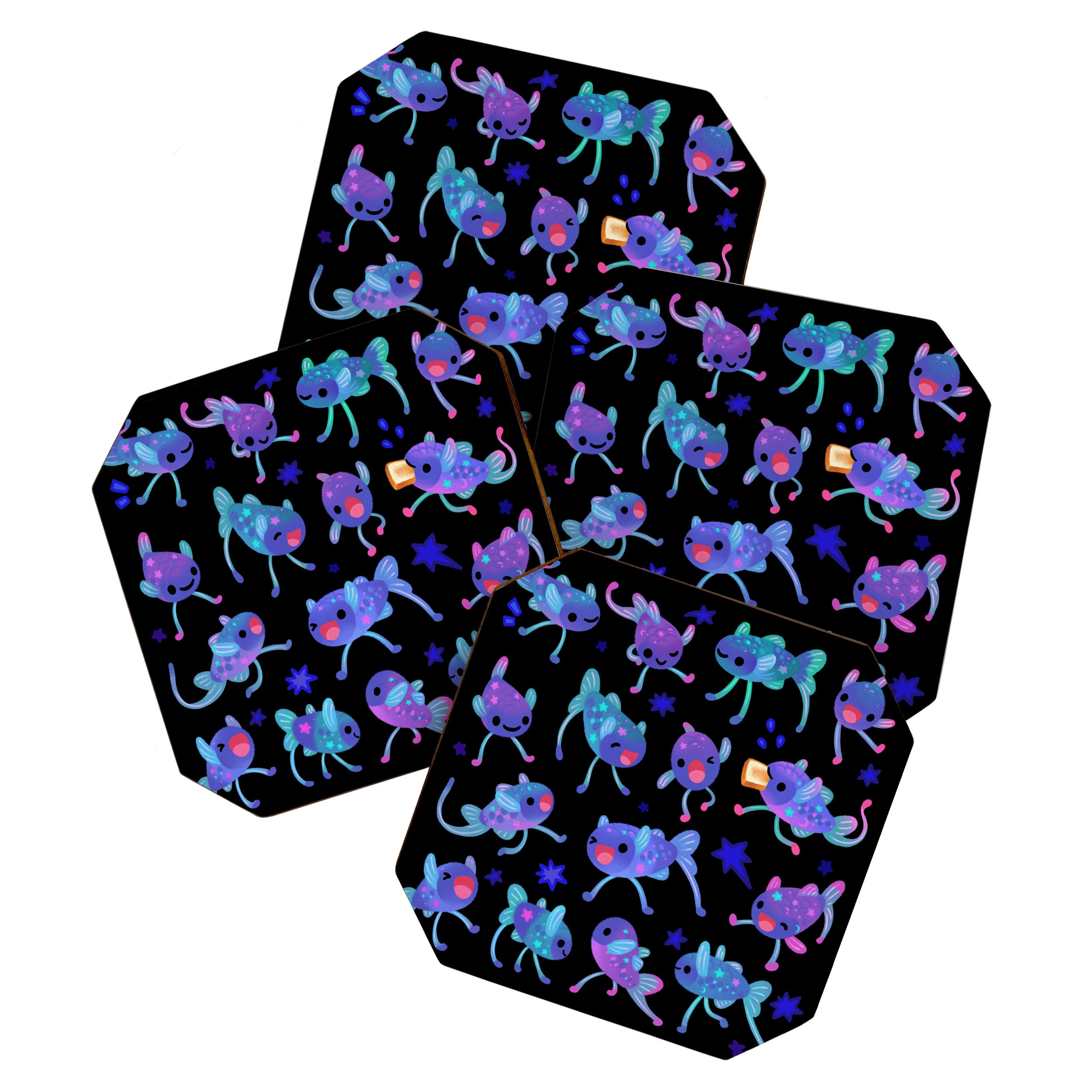 Cheerful tripod fish Coaster Gallery Image 1