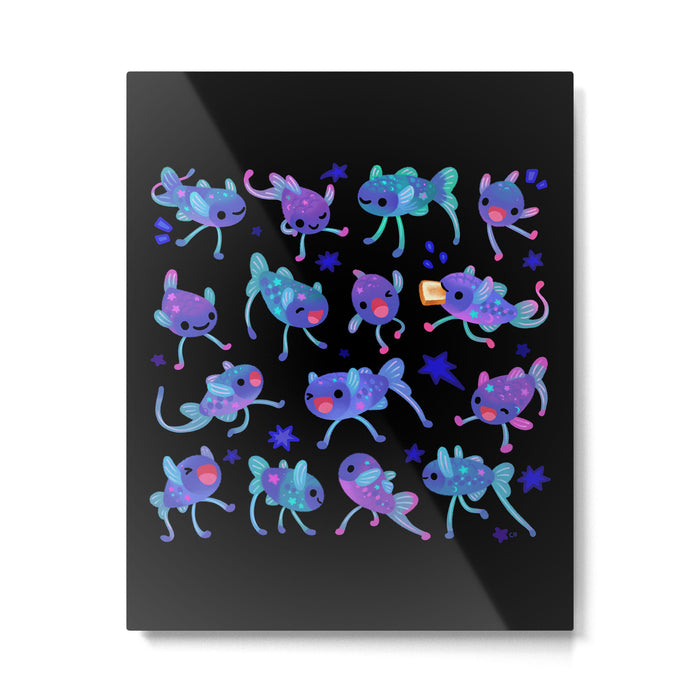 Cheerful tripod fish Metal Print Gallery Image 1