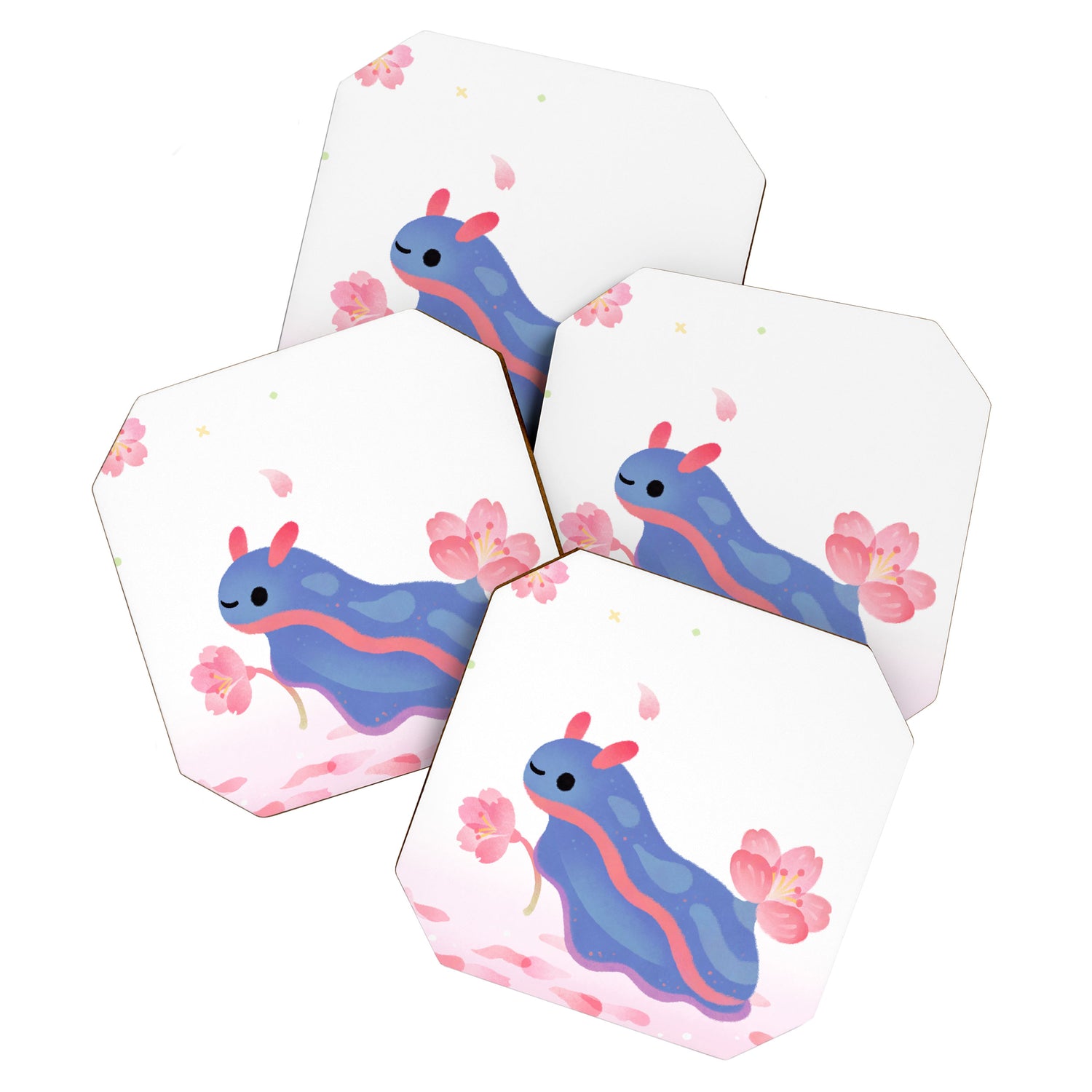 Cherry blossom slug Coaster Gallery Image 1