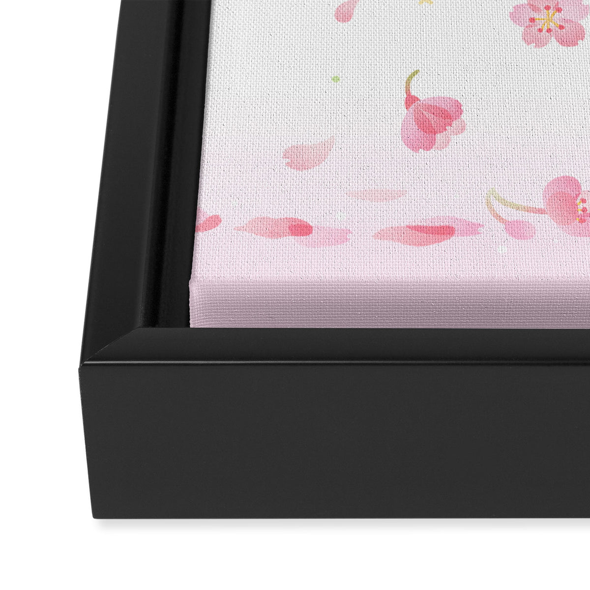 Cherry blossom slug Framed Canvas Print Gallery Image 3