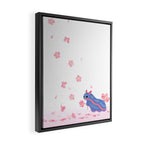 Cherry blossom slug Framed Canvas Print Gallery Image 2