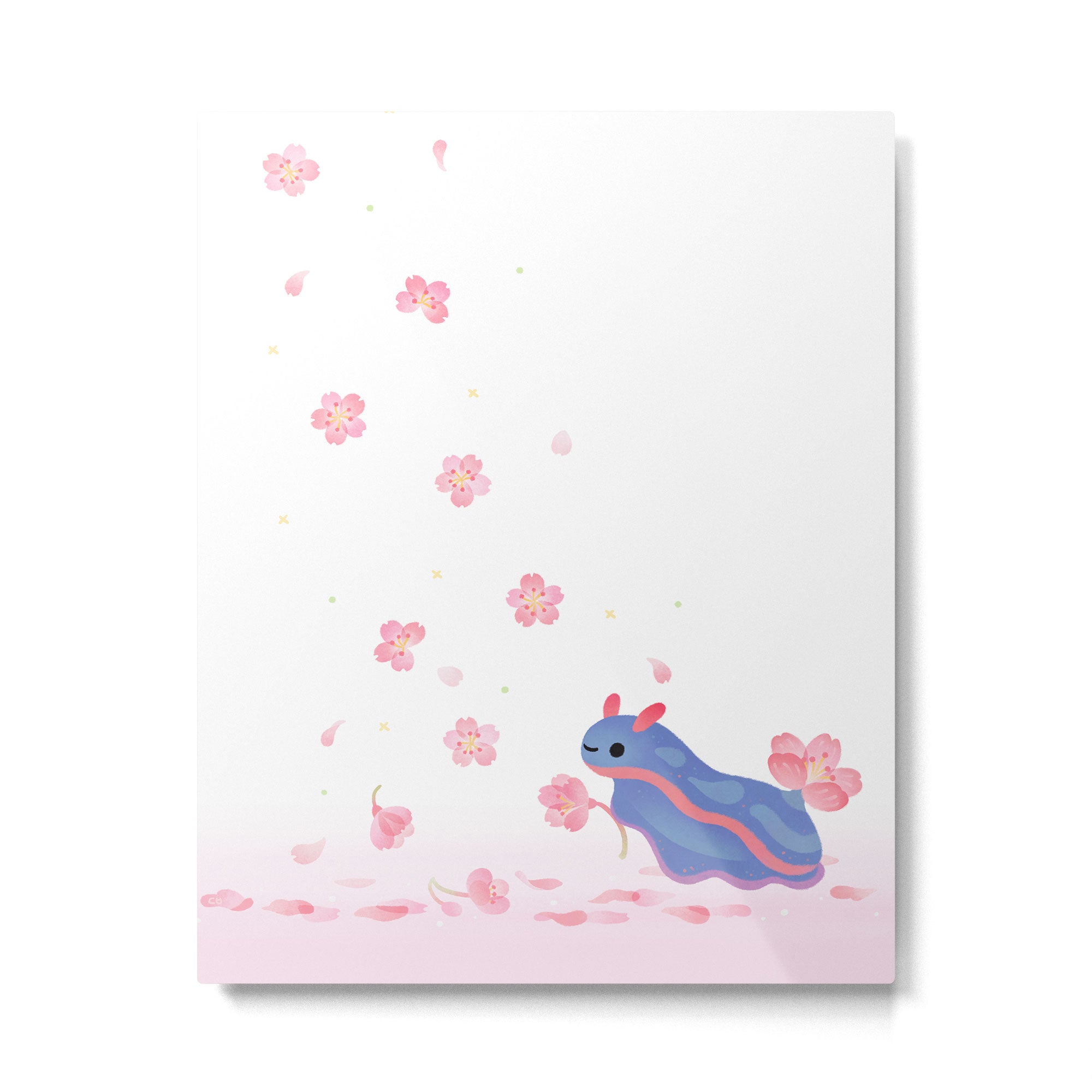 Cherry blossom slug Metal Print Gallery Image 6