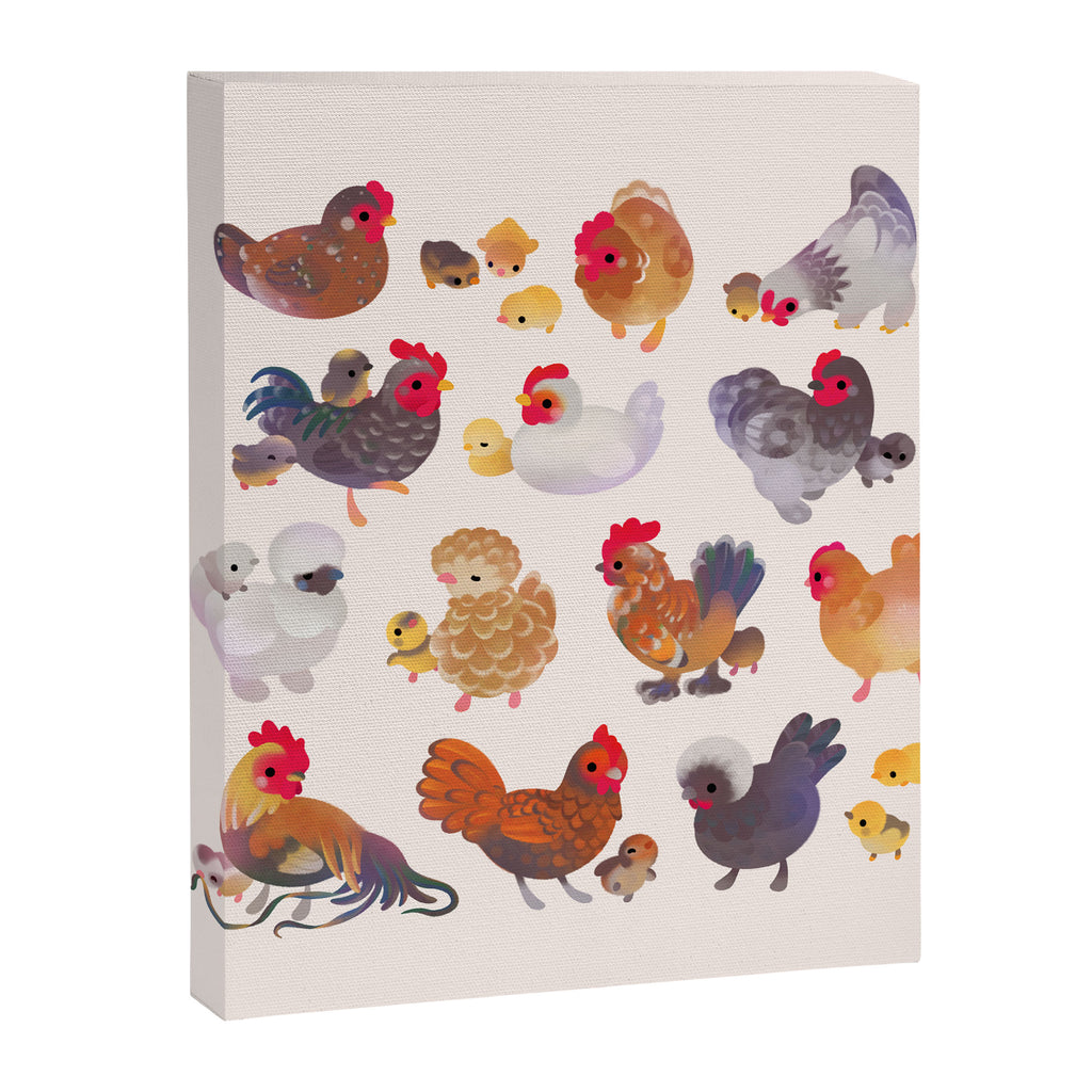 Chicken and Chick Canvas Print Gallery Image 6