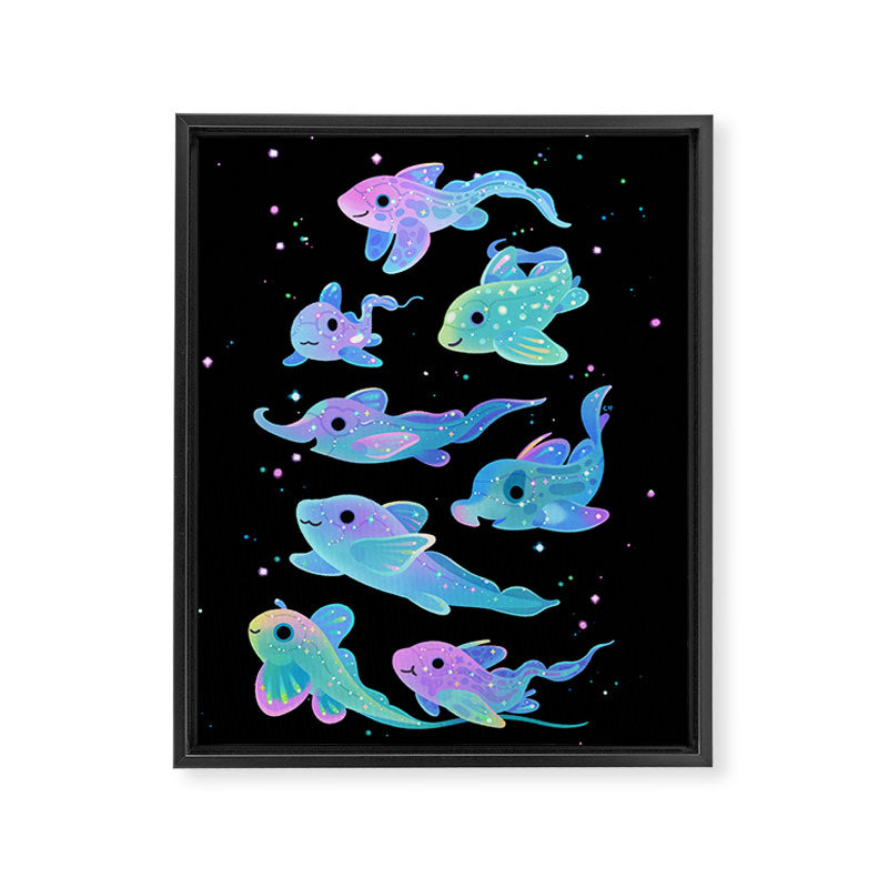 Chimaera - dark Framed Canvas Print Gallery Image 6