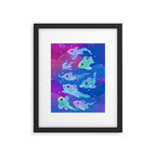 Chimaera (Ghost sharks) Framed Art Print Gallery Image 5