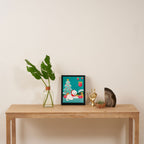 Christmas bichon frise 2 Framed Canvas Print Gallery Image 4
