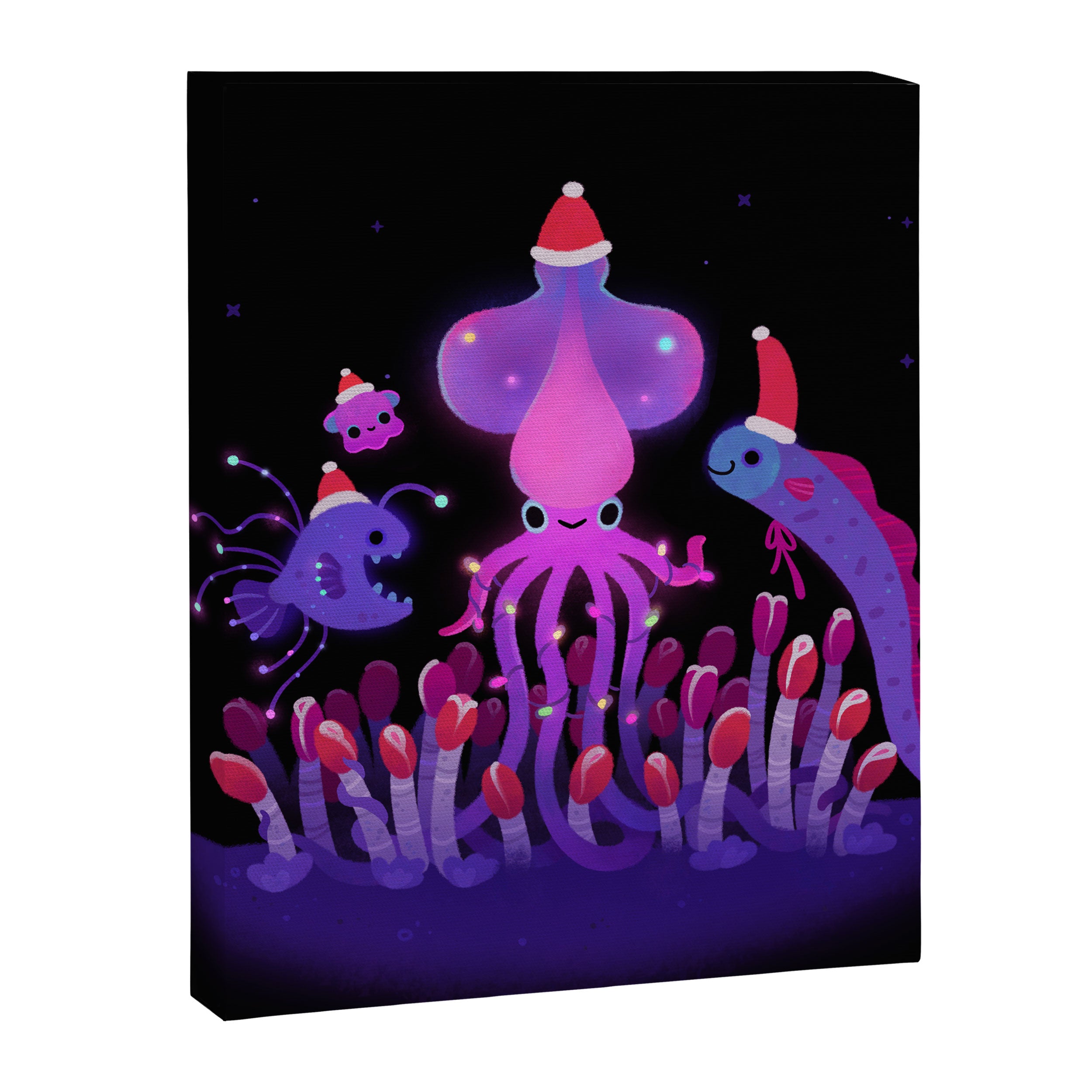 Christmas in the deep sea Canvas Print Gallery Image 8