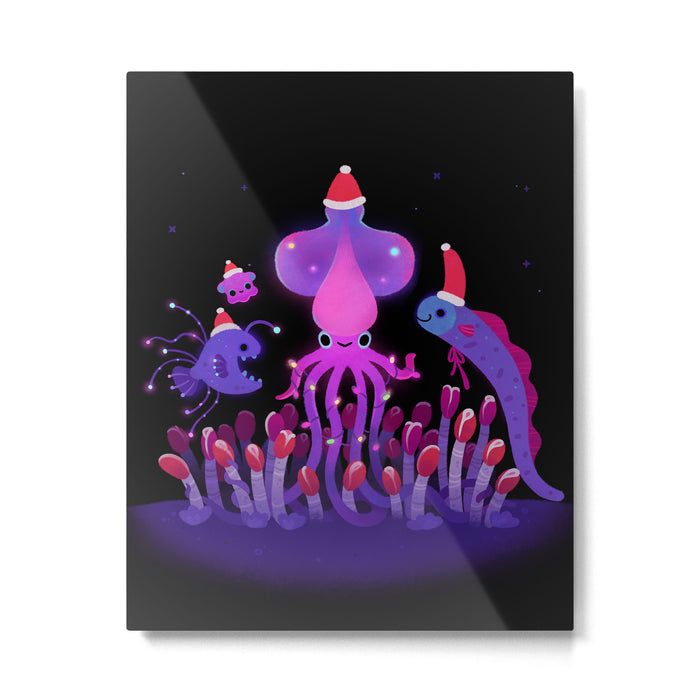 Christmas in the deep sea Metal Print Gallery Image 1