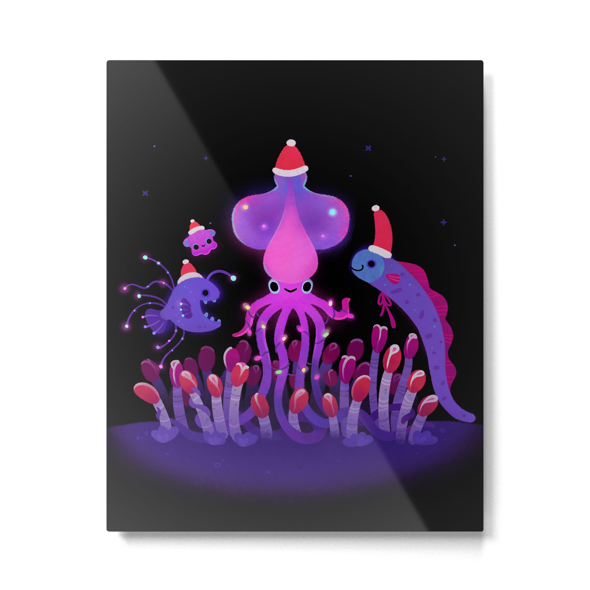 Christmas in the deep sea Metal Print Gallery Image 6